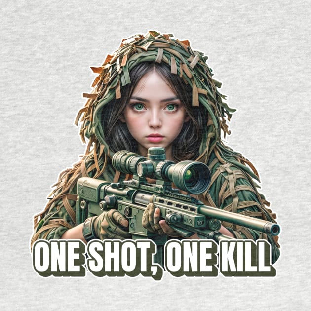 Sniper Girl by Rawlifegraphic